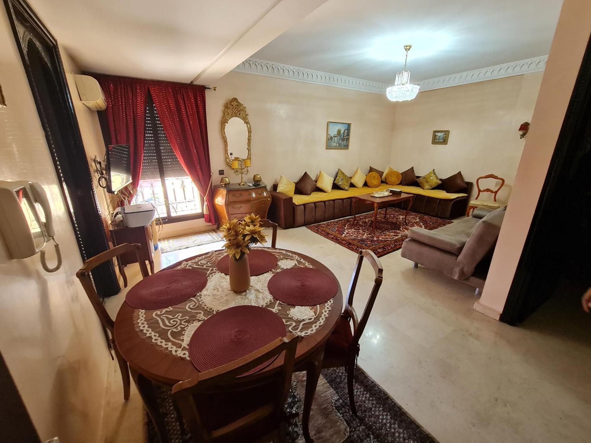 Luxury Apartment 2 In The Heart Of Gueliz, Wifi, Pool Маракеш Екстериор снимка